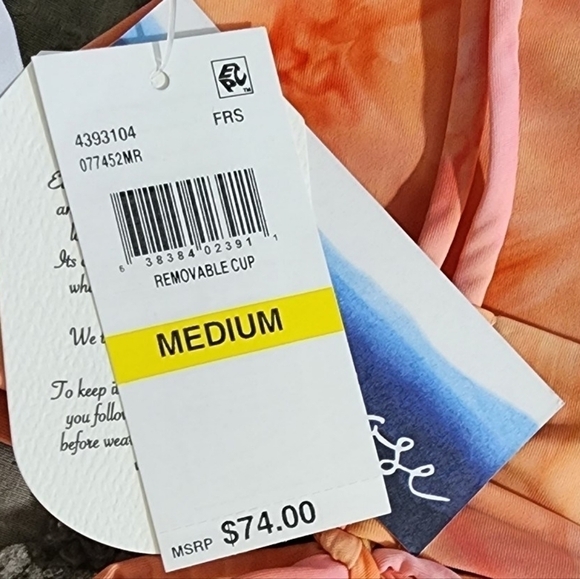 Isabella Rose Torino starppy bikini Top Size M New - Picture 10 of 11